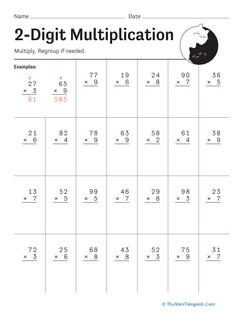 2-Digit Multiplication
