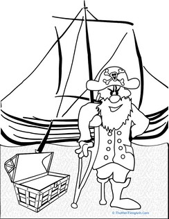 Color the Pirate Captain