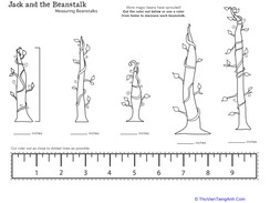 Jack and the Beanstalk: Measuring with a Ruler