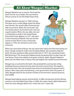 All About Wangari Maathai