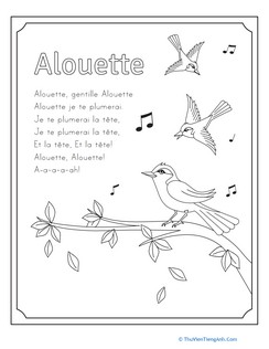 Alouette Song
