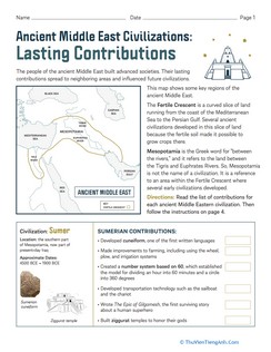 Ancient Middle East Civilizations: Lasting Contributions