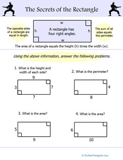 Area and Perimeter of a Rectangle