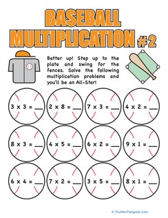Baseball Multiplication #2