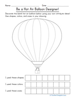 Be A Hot Air Balloon Designer!