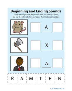 Beginning and Ending Sounds 4
