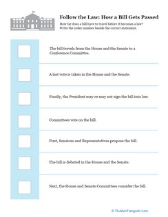 Follow the Law: How a Bill Gets Passed