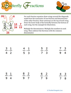 Butterfly Method for Fractions