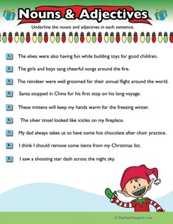 Christmas Nouns and Adjectives #10