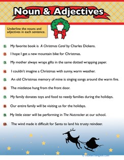 Christmas Nouns and Adjectives #3