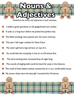 Christmas Nouns and Adjectives #4