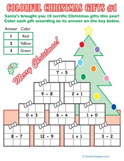 Christmas Math Facts