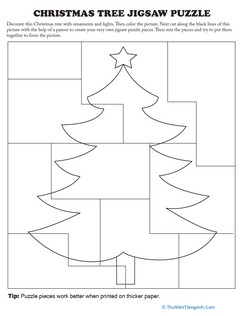Create a Christmas Puzzle