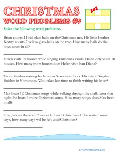 Christmas Word Problems #9