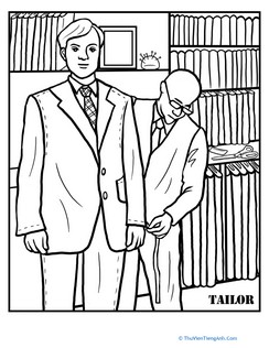 Color a Career: Tailor