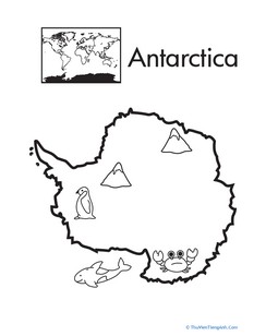Color the Continents: Antarctica