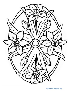 Daffodil Mandala