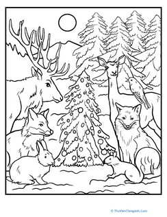Color the Forest Holiday!