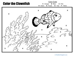 Color by Number: The Clownfish