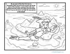 Neverland Coloring Page