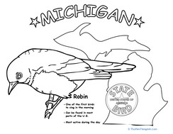 Michigan State Bird