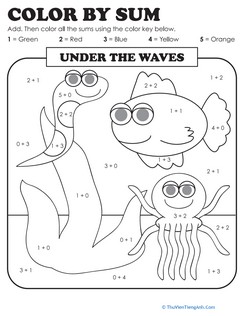 Color by Sum: Under the Waves