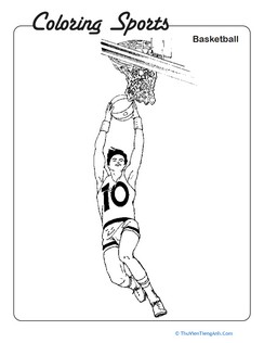 Basketball Coloring Pages for Kids!