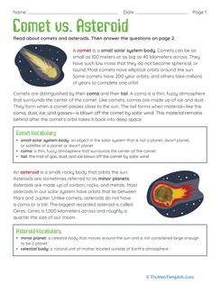 Comets and Asteroids