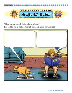 Cat Comics: Bookworm Cat