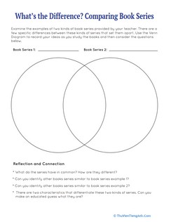 Comparing Book Series