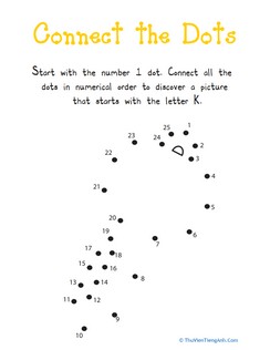 Connect the Dots: Practicing “K”