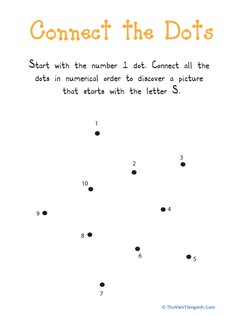 Connect the Dots: Practicing “S”