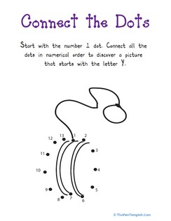 Connect the Dots: Practicing “Y”