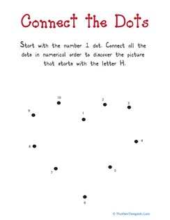 Connect the Dots: Practicing “H”