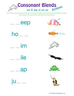 Consonant Clusters and Verbs
