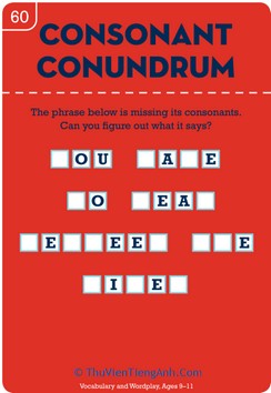 Consonant Conundrum