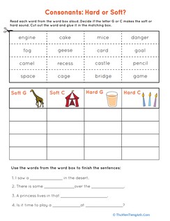 Consonants: Hard or Soft?