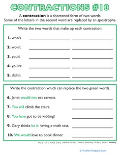 Contraction Action #10