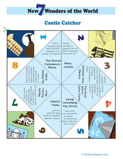 Cootie Catcher: Exploring the New 7 Wonders of the World