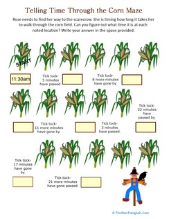 Telling Time: Corn Maze
