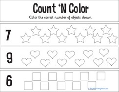 Count ‘n Color: The Numbers 5-10