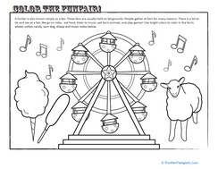 County Fair Coloring Page