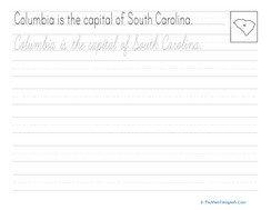 Cursive Capitals: Columbia