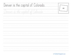 Cursive Capitals: Denver