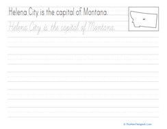 Cursive Capitals: Helena City