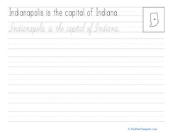 Cursive Capitals: Indianapolis
