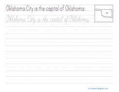 Cursive Capitals: Oklahoma City