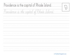 Cursive Capitals: Providence