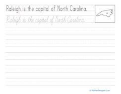 Cursive Capitals: Raleigh