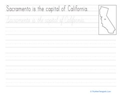 Cursive Capitals: Sacramento